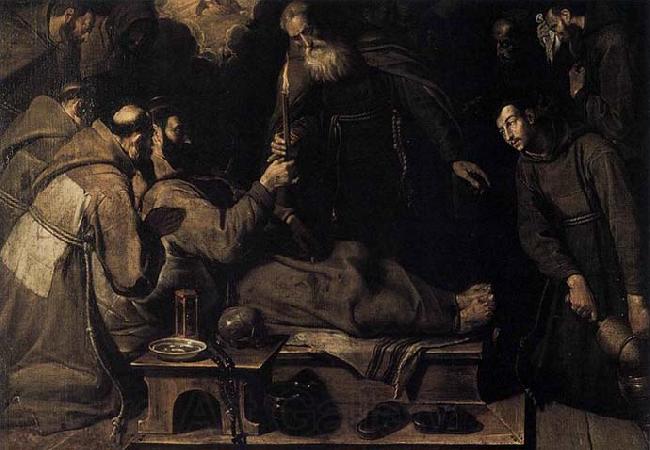 Bartolome Carducho Death of St Francis